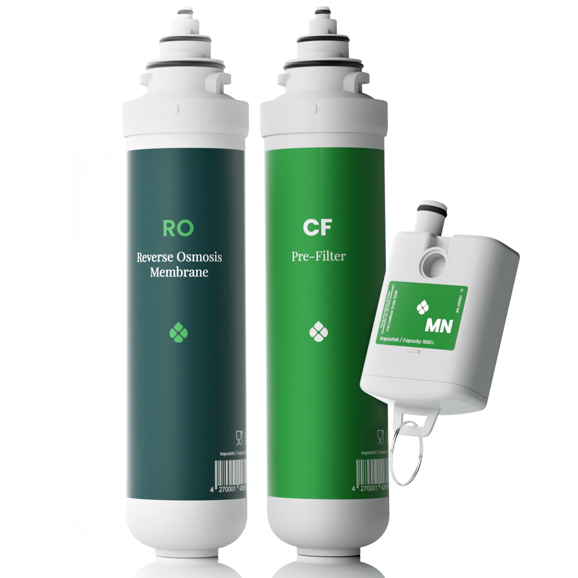 HO3 Home One Zestaw zamienne filtrów 3-częściowy Zestaw filtrów RO, filtr CF, filtr MN