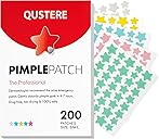 Pimple Patches for Face, Hydrocolloid Acne Patches, Cute Star Zit Covers, Colorful Spot Stickers with Tea Tree, Salicylic Acid & Cica Oil| 3 Sizes (10mm, 12mm & 14mm) |200 Count