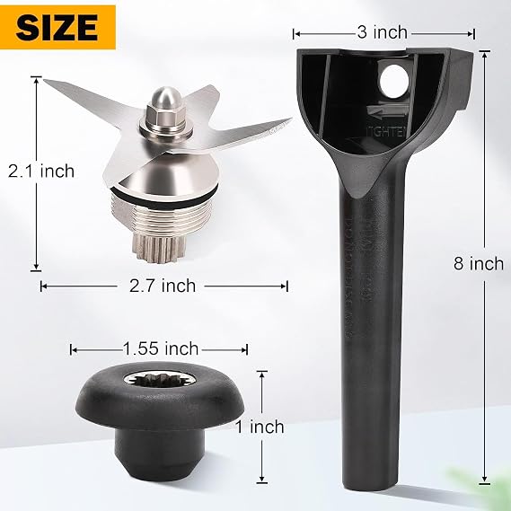 Blade Replacement Parts Kit Compatible with Vitamix 64oz and 32oz Container