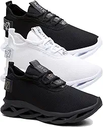 Kit 3 Tênis Masculino de Academia e Corrida Leve Macio e Confortável