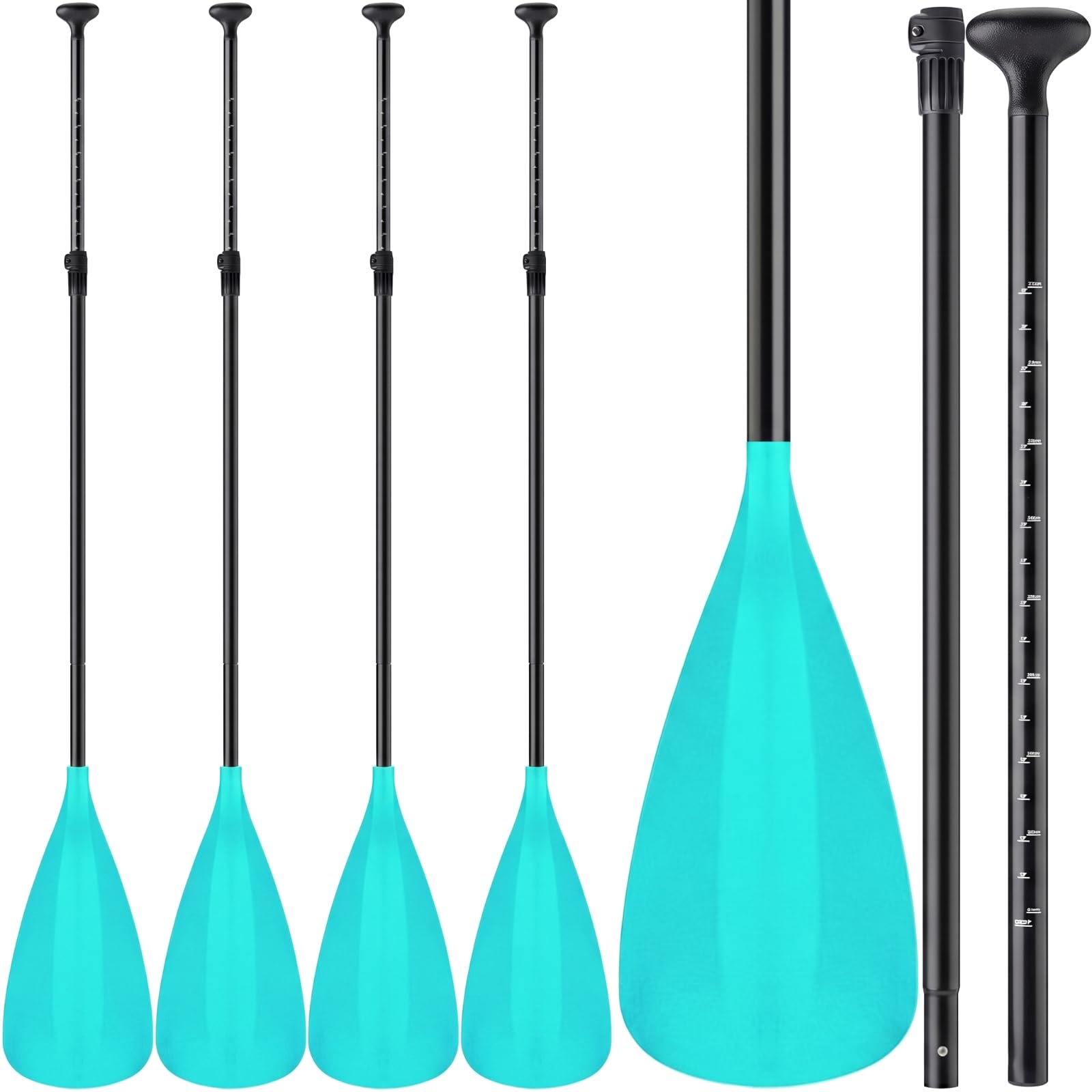 Hollowfly 4 Set 3 Piece Sup Paddle Adjustable Paddle Board Paddles