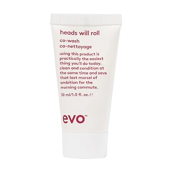 EVO Heads Will Roll Co-Wash Cleansing Conditioner for Curly & Coily Hair - Moisturizes, Defines Curls & Reduces Frizz