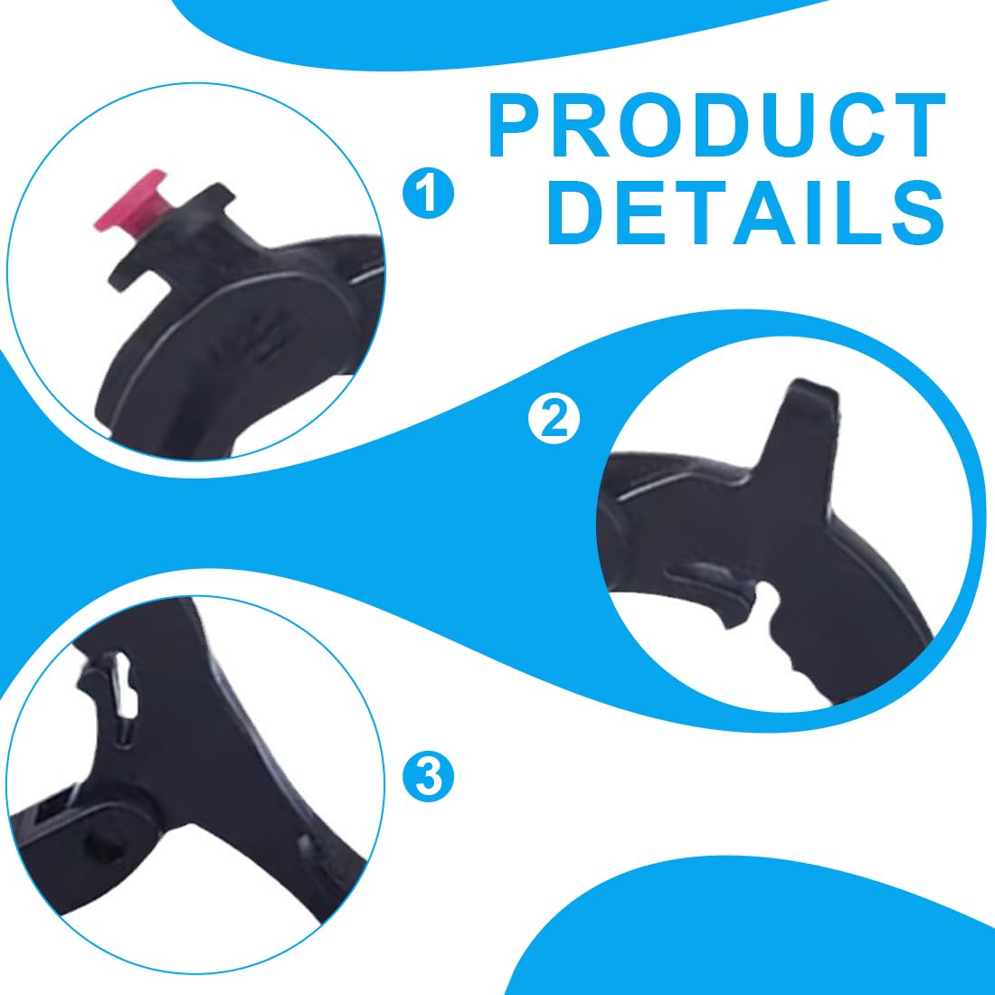 GXGM Blocco Acceleratore Per Moto,Cruise Control Per Moto,Controllo Della Velocità Di Crociera Della Motocicletta,Assist Wrist Cruise Blocco Acceleratore-In materiale ABS