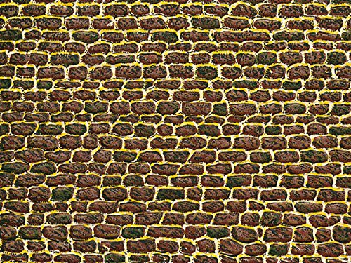 Auhagen 50102.0 - Dekorpappen unregelmäßiges Mauerwerk, 220 x 100...