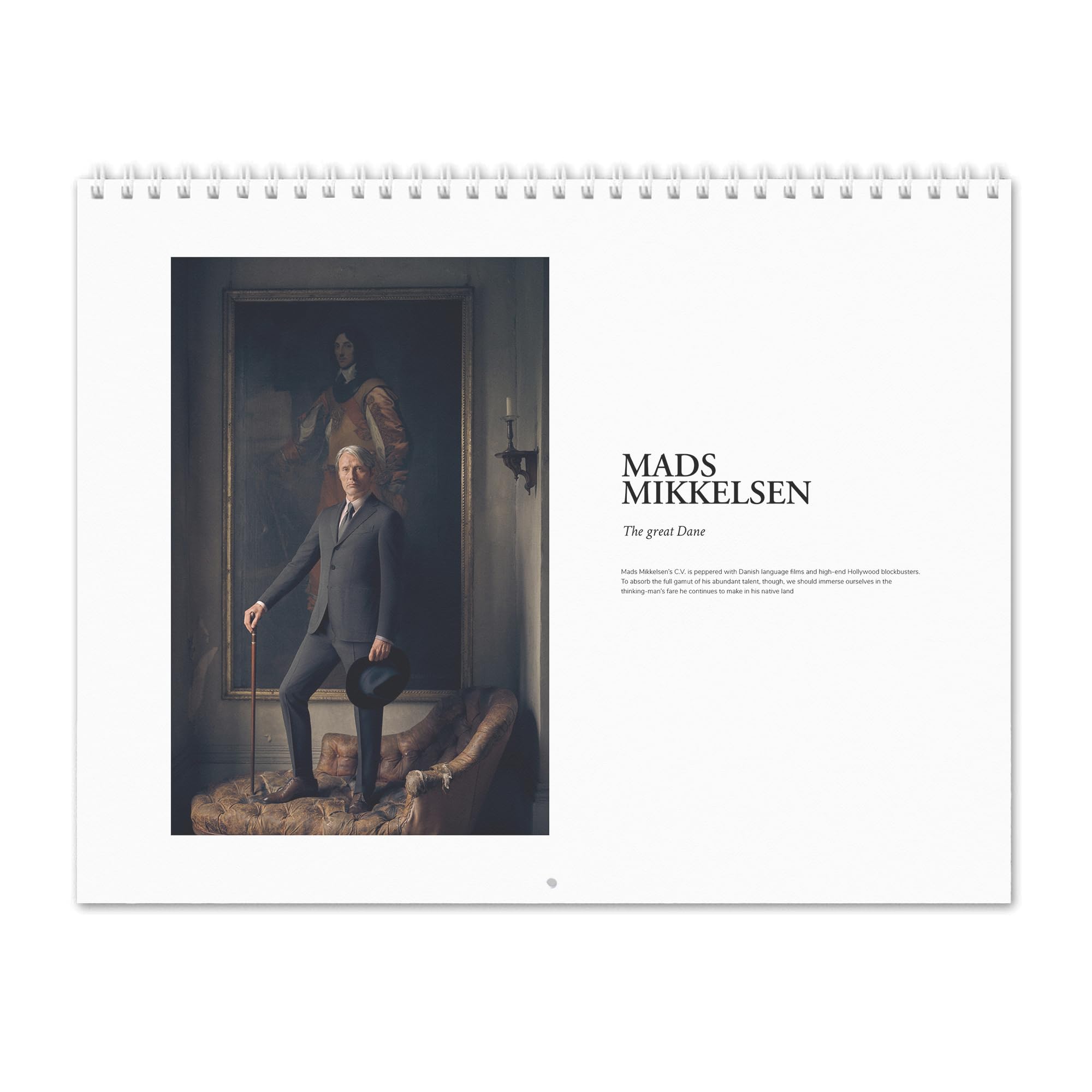 Mads Mikkelsen Vol.2-2027 - Calendario da parete