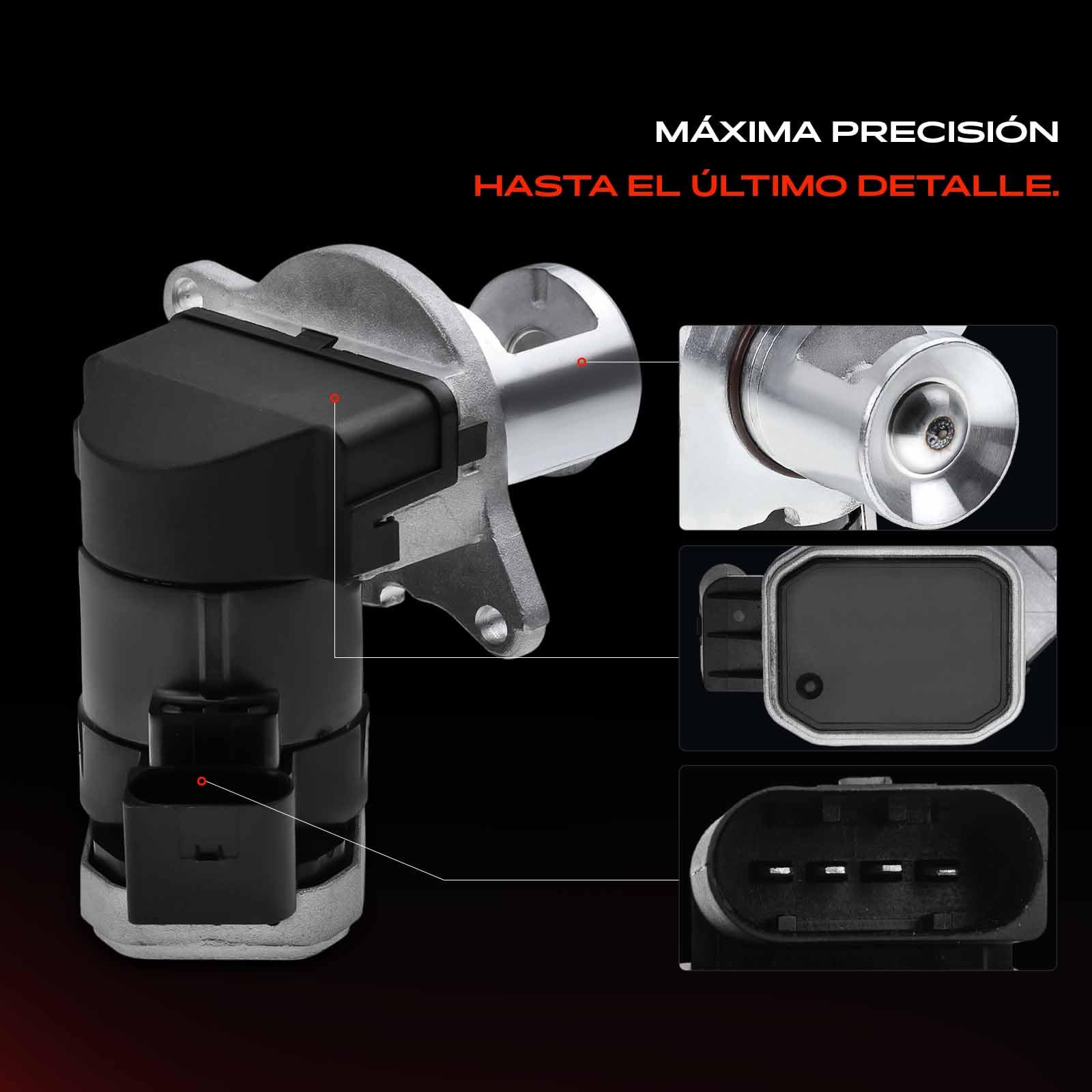 Frankberg Válvula EGR Compatible con CLClase C CL203 CLC 220 CDi CLClase C CL203 CLC 200 CDi Clase E W211 E 200 CDi Clase C Coupé CL203 C 220 CDi Clase C W203 C 200 CDi Replace# 6461400760,555096
