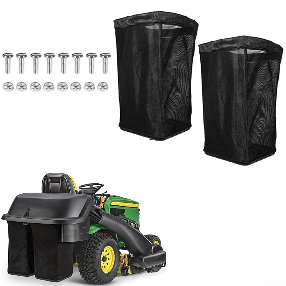 Lot de 2 sacs à gazon pour tondeuse à gazon série 100 et tracteurs à gazon La Series, pour D100, pour D110, pour LA120 et pour tondeuses Z225