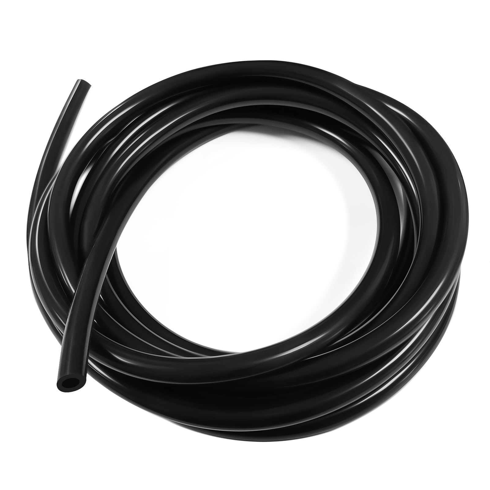 Manguera de Silicona 4mm, Tubo de Vacio Silicona Coche, Alta Temperatura Manguera, ID 4mm, OD 8mm, Longitud 3 Metros (4 mm x 8 mm)