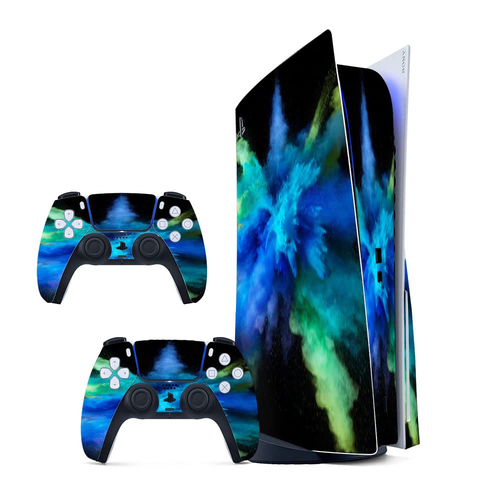 See full amazon price history chart for GADGETS WRAP Printed Vinyl Skin Sticker Decal for Sony PS5 PlayStation 5 Disc Edition Console & 2 Controller (Skin Only, Console & Controller not Included.) - Color Splash Blue GADGETS WRAP Printed Vinyl Skin Sticker Decal for Sony PS5 PlayStation 5 Disc Edition Console & 2 Controller (Skin Only, Console & Controller not Included.) - Color Splash Blue (B0BW3QWVF8) Amazon Price History, Amazon Price Tracker