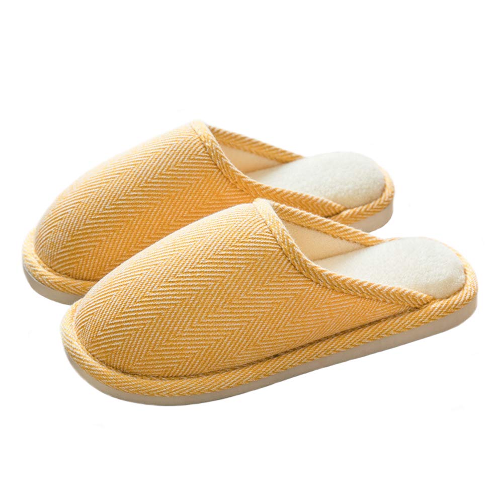 MolVee Women's Soft Warm Memory Foam House Plush Lining Slippers Slip-on House Shoes Indoor