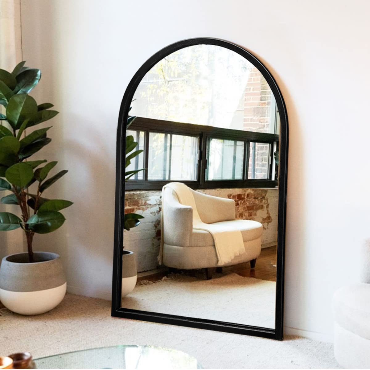  Wall Mirror for Bathroom,  Metal Framed Bathroom Mirror