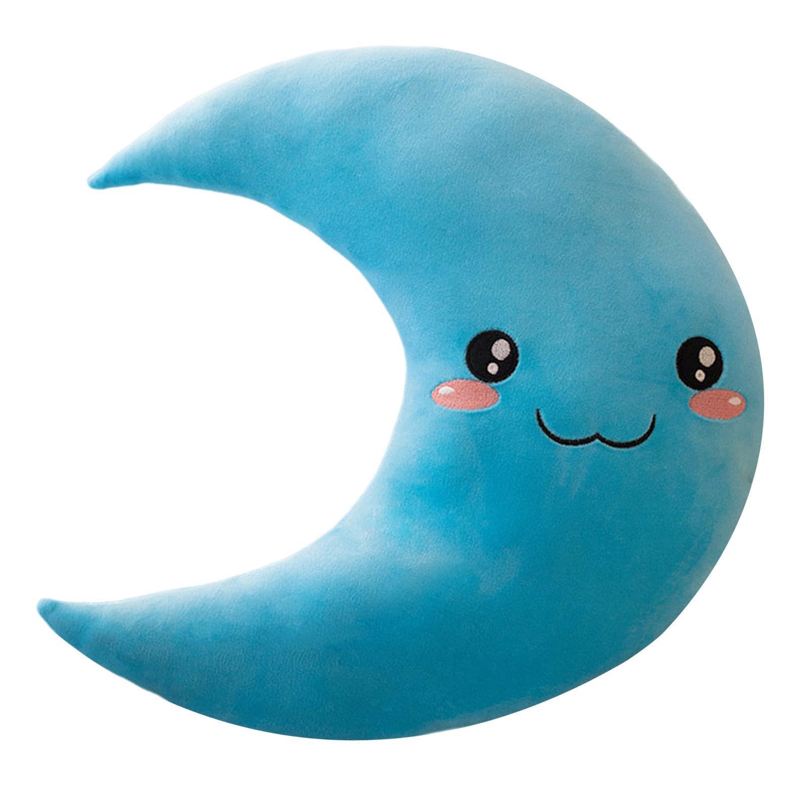 Rurunklee Kissen Mond - 25cm Mondkissen Baby - Kissen Kinderzimmer Mondkissen Kinder - Perfekt für den Mittagsschlaf - Kissen - Führen Sie Frische EIN und Ändern Sie Ihr Interieur