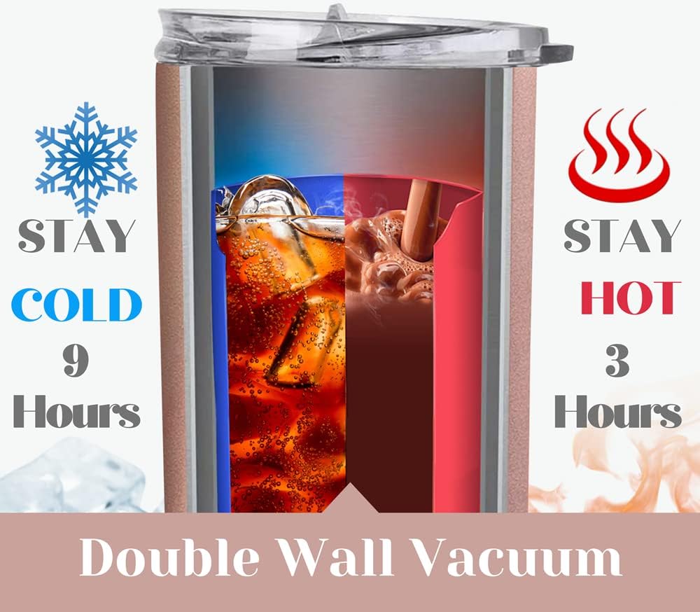 Theater Gifts, Broadway Musical Gifts for Men and Women Actors, Musicians on World Theatre Day and Chirstmas, 20oz Insulated Stainless Steel Tumbler - Born to Act - Image 6