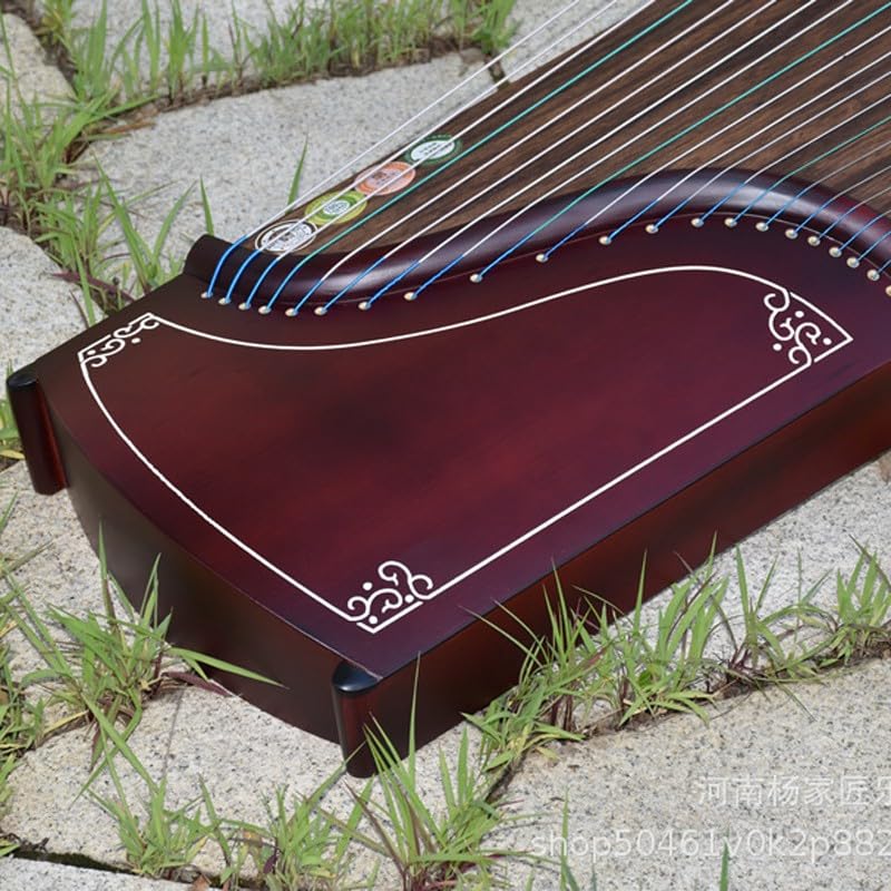JITEM Guzheng, Traditional Chinese 21-String Instrument, Handmade Solid Wood Performance-Grade Guzheng, Suitable for Beginners and Professionals(Color:8), Size