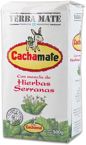 1.1 lbs Cachamate Serranas Mezcla de hierbas Yerba Mate (17.64 oz)