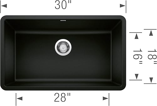 Miniatura 2 de Precis - Paquete de fregadero de cocina con limpiador de grifos y fregaderos, color negro carbón