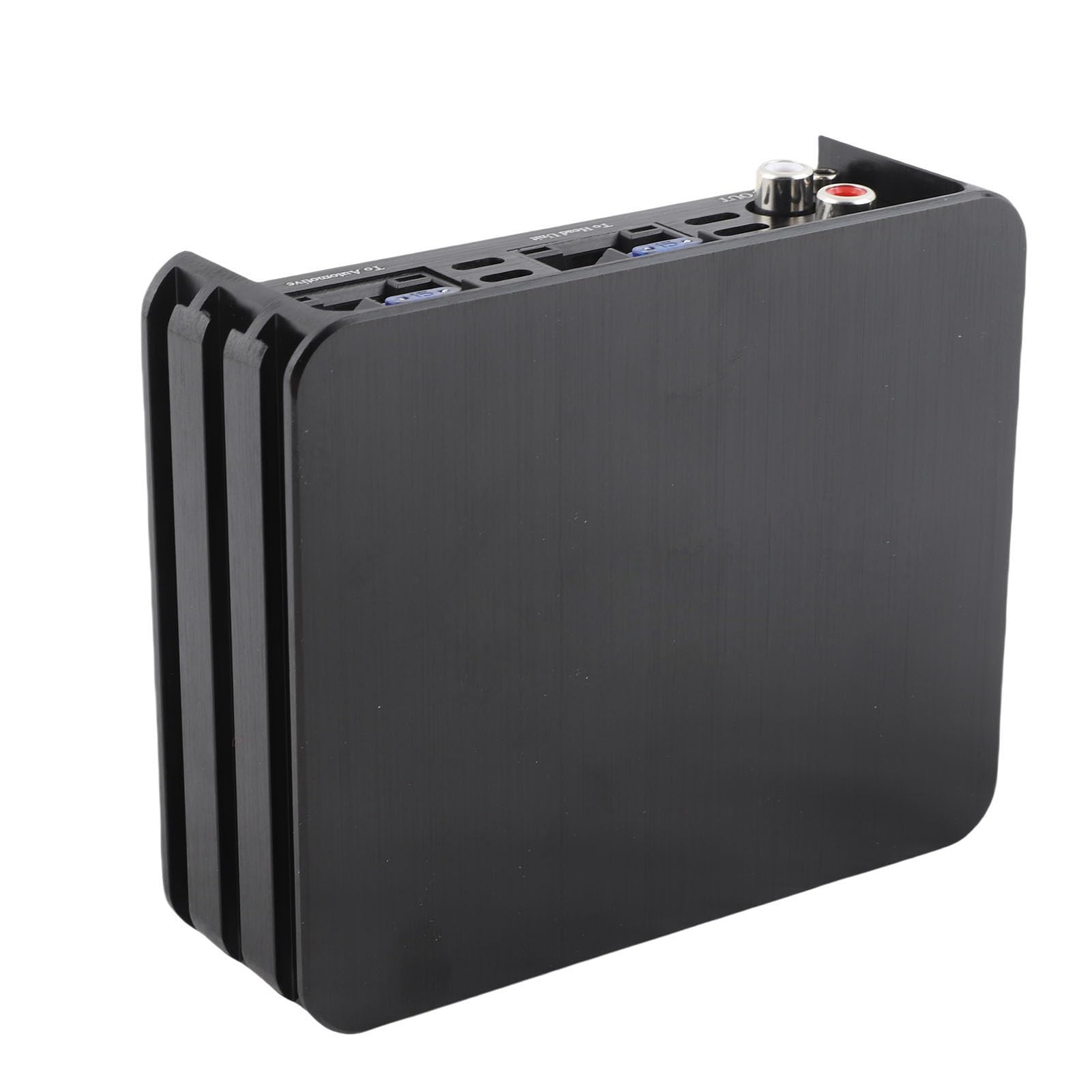 Aramox Amplificador de Coche DSP de 320 W, Clase AB, Amplificador de Altavoces para Coche, de Audio para, Calidad de Sonido Mejorada, Cuerpo de Aleación de Alum (4 Canales)