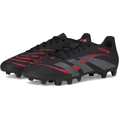 adidas Predator Club Firm Ground/Multi Ground Soccer Cleats black/grey/lucid red