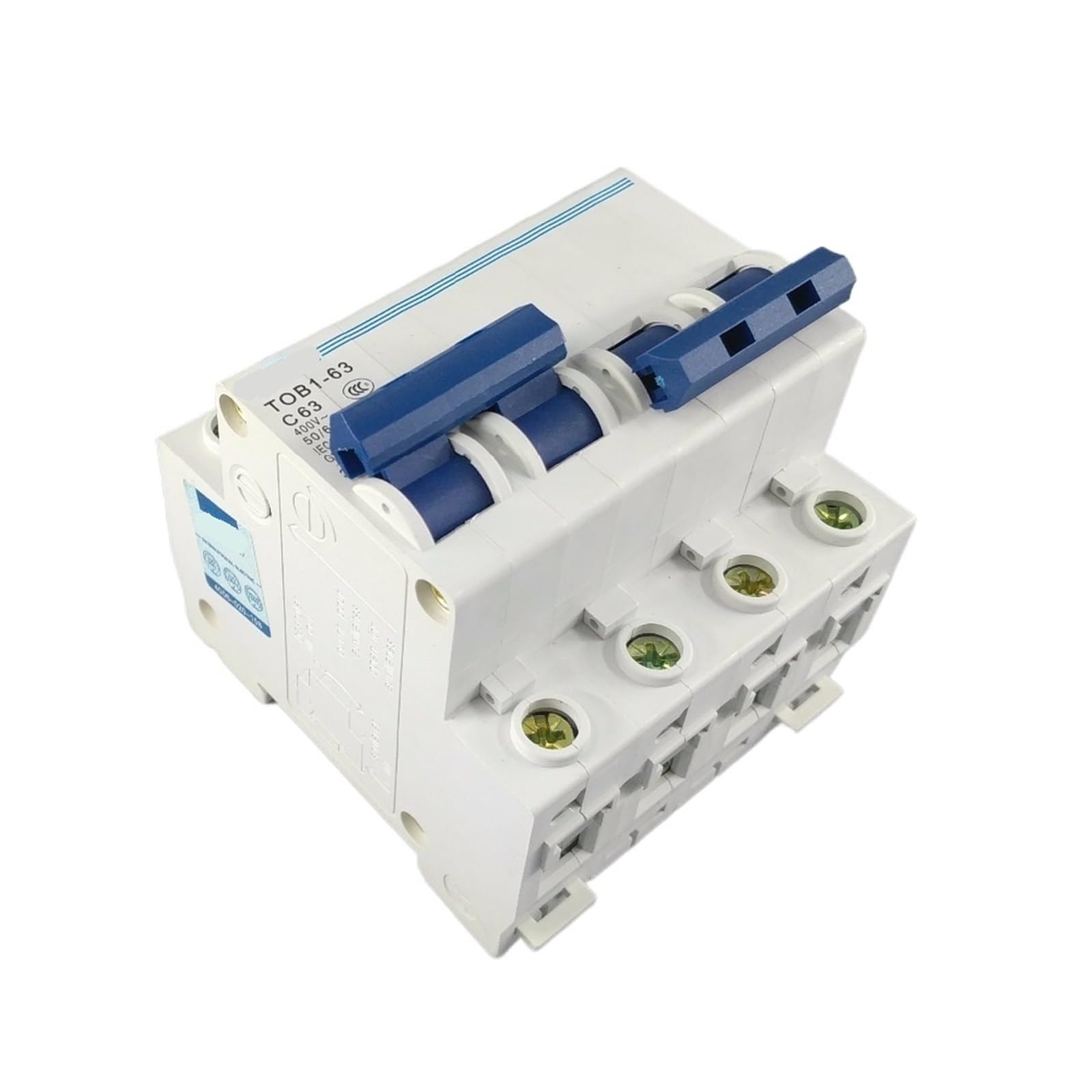 VSPPJYFG 2P 63A MTS Dual Power Manual Transfer Switch Circuit Breaker MCB 50HZ/60HZ 400~1Pcs
