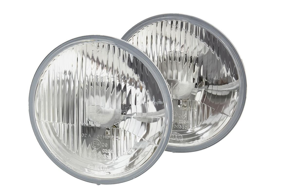 HELLA 1A6 002 395-821 Alogeno-Kit faro principale, 12V, rotondo, Numero di riferimento 20, Montaggio, interno, Sx/Dx, Kit, Quantità 2