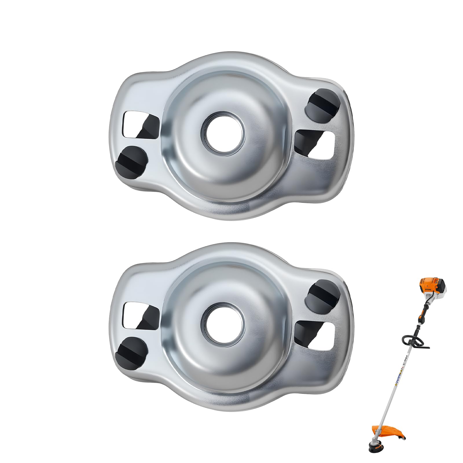Lot de 2 gobelets de démarrage PAWLS de rechange pour Stihl MM55, FS38, FS40, FS45, FS46C, FS55, FS56R, FS70, FS94R, FC56C, HT56C, KM56RC - Remplace 4140 190 2010, 4140-190-2010