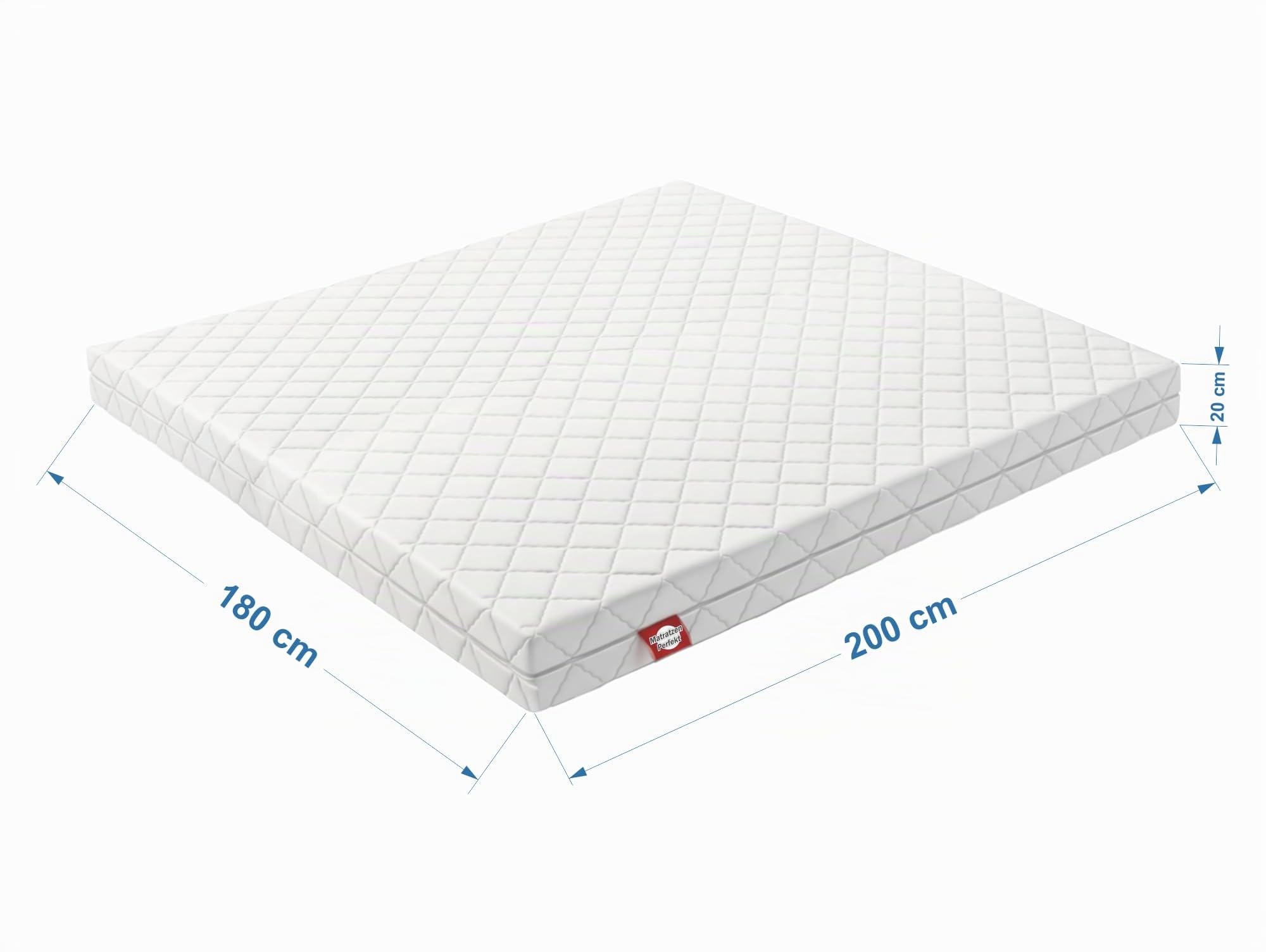 Matratzen Perfekt Taschenfederkernmatratze 180x200 cm H2 – Ansicht 2