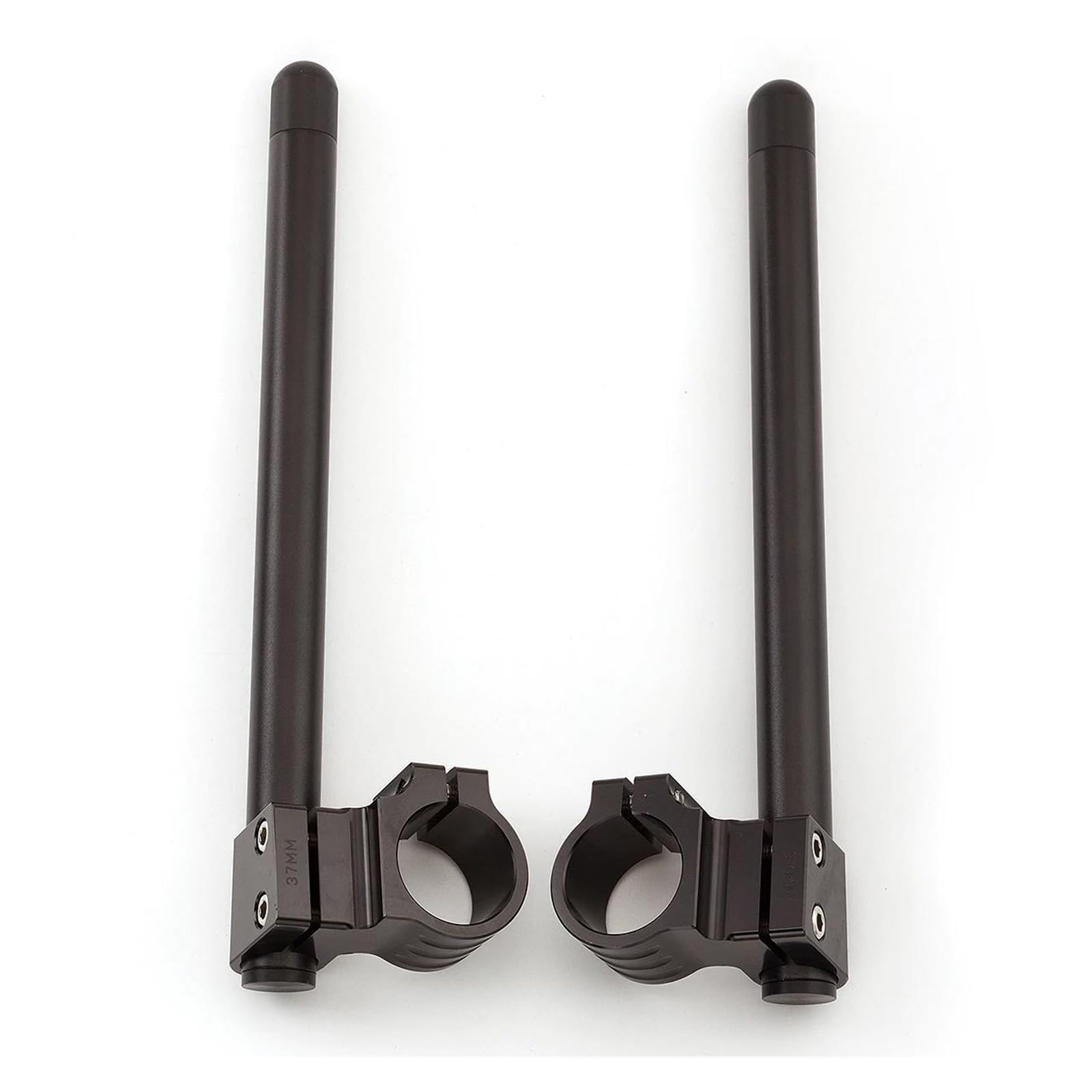 Abrazadera Manillar Elevador Horquilla Universal Para Motocicleta Con Clip 7/8" Y 22 Mm Para Manillar CNC 31 Mm 33 Mm 35 Mm 36 Mm 37 Mm 41 Mm 43 Mm 45 Mm 47 Mm 50 Mm 51 Mm Elevador(Riser Black 37mm)