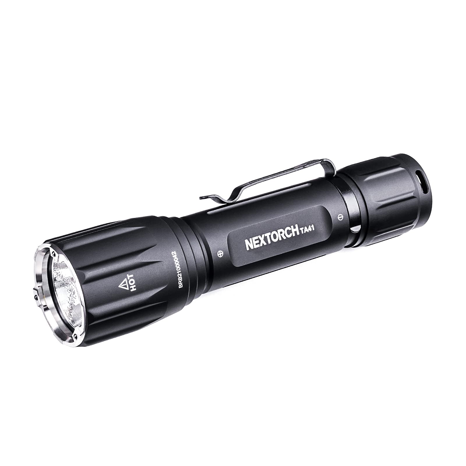 NEXTORCH TA41Set torcia tattica a LED con supporto e interruttore per cavi in set risparmio. Batteria inclusa