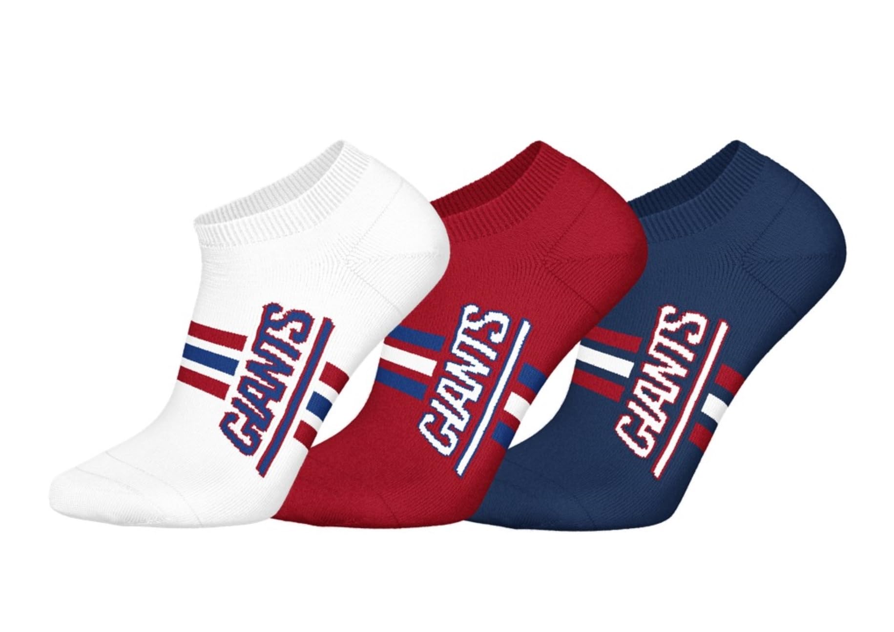 NFL Unisex Ny Giants 3pk Sneaker Socks Sport socks (3er Pack)