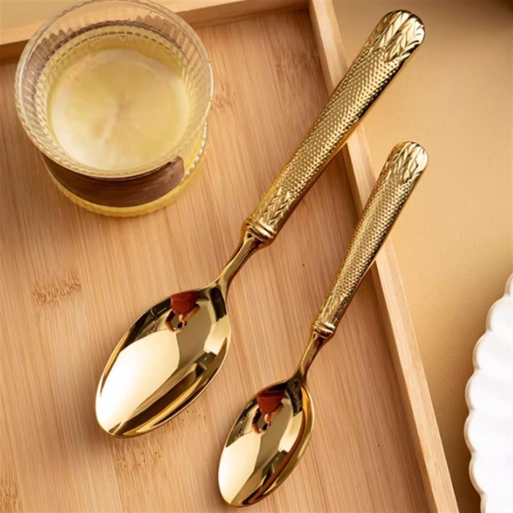 Cucharas, Cuchara de Acero Inoxidable Cuchara de Mesa Cuchara de Postre for vajilla Herramienta de Cocina