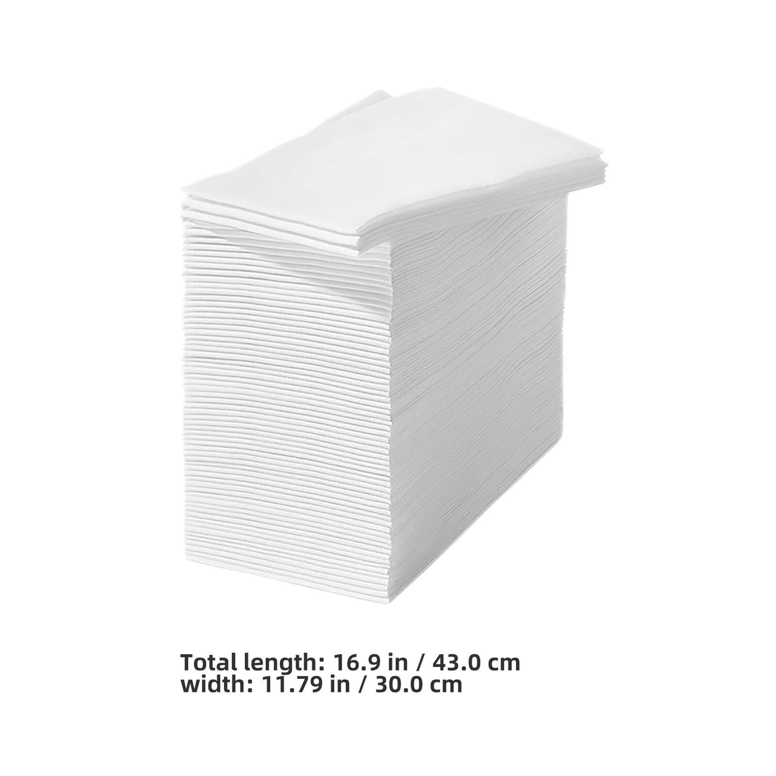 Baluue Servilletas de Papel Desechables para Fiesta 43x30 Cm, 100 Unidades, Absorbentes Polvo, Ideales para Banquetes, Bodas, Catering y Decoración de Mesas