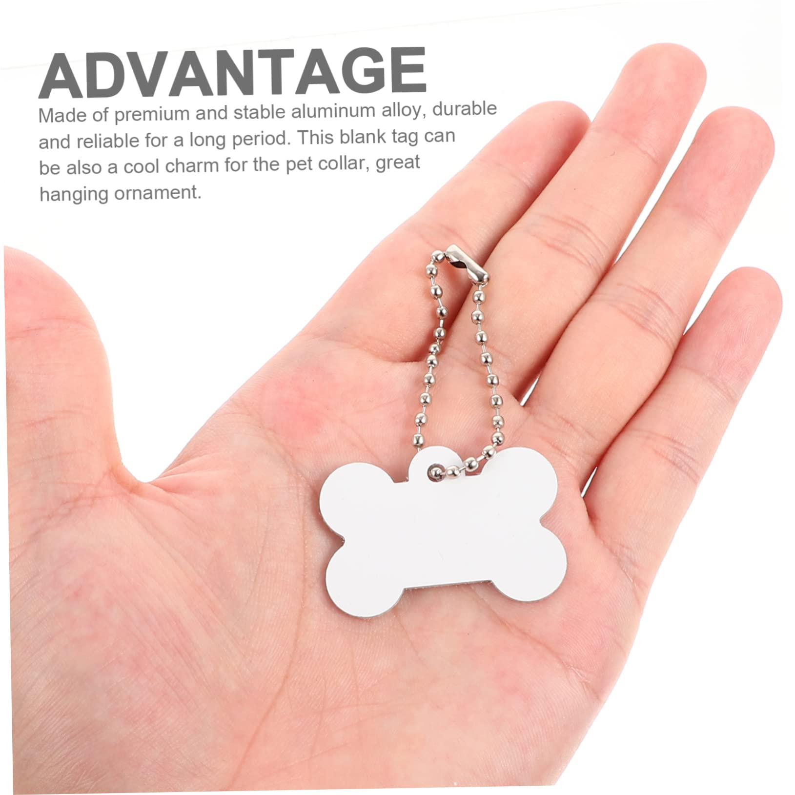 FOMIYES 4 Juegos De Placas De Identificación Para Sublimación Diseño De Aleación De Aluminio Para Suministros (20 Unidades)