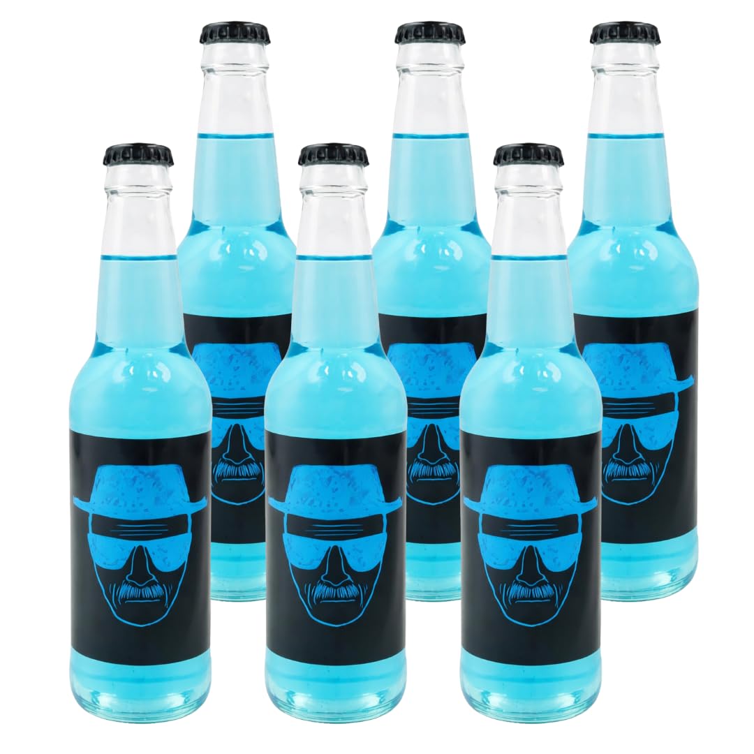 Amazon.com : Rocket Fizz Breaking Bad Heisenberg Blue Cream Soda Flavor |  Cane Sugar | Craft Soda Pop Drinks | 12 oz in Glass Bottle (6 Pack) :  Grocery & Gourmet Food