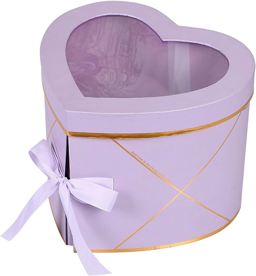 heart shaped boxes with lids