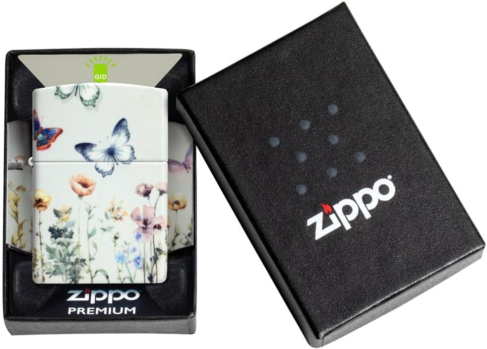 Encendedor Zippo con Grabado Personalizado de Mariposas miniatura 6