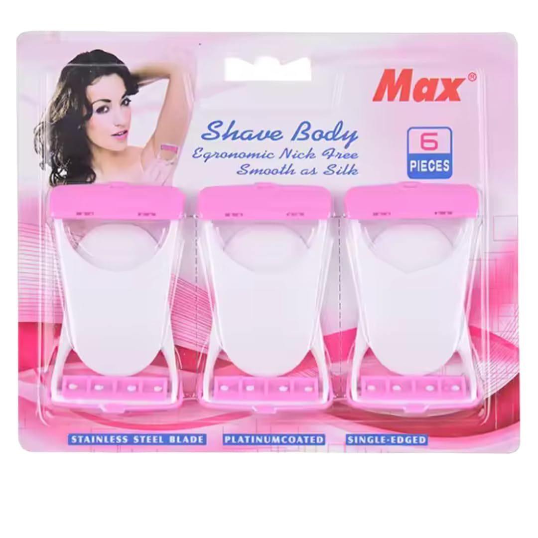 Ultimate Smooth Disposable Razor for Women - 6-Blade Shaving System | Precision for Sensitive Skin