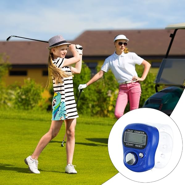 Foreverup 4 contatori elettronici, contatore a 5 cifre, contatore elettronico con Display LCD, per contatore di Persone, Golf, File, Lavoro a Maglia - 4
