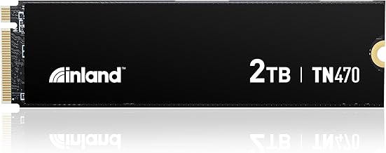 INLAND TN470 SSD 2TB Gen4 NVMe M.2 Internal Gaming Solid State Drive, Up to 7,200MB/s, Storage and Memory for Laptop & PC Desktop