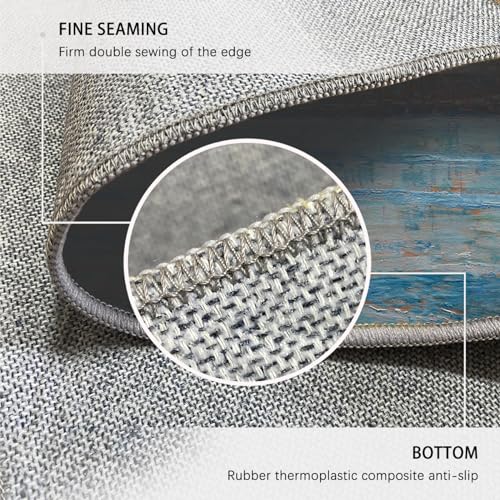 Tapis moderne doux pour sol froid | Solution entree et cuisine 60x120cm