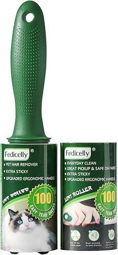 Rodillos de pelusa extra pegajosos para eliminar el pelo de las mascotas para lavandería ropa muebles alfombra en total de 300 hojas de cepillo