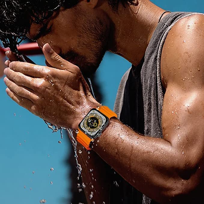 Image of MINX Smart Watch Strap Compatible for Apple Watch Band 38mm / 40mm / 41mm / 42mm / 44mm / 45mm / 49mm Series 9 /8 / 7 /6 / 5 /4 / 3 /2 / 1 SE Soft Silicone (Combo Packs)