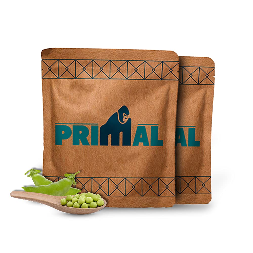 PRIMAL Vegan Plant Protein Powder With Organic Peas And Ragi | 25g Plant Protein With Each Serving | Chocolate (500gm)