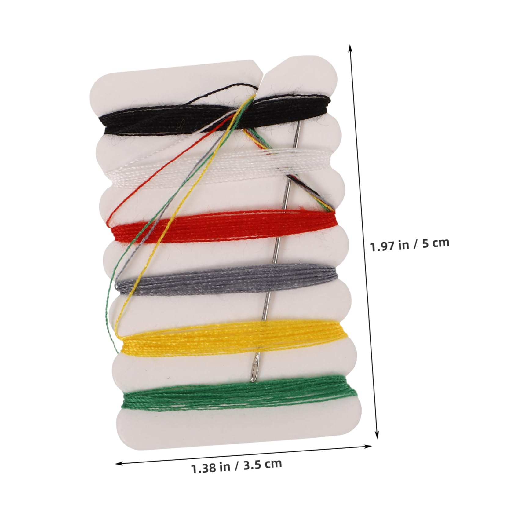 STOBOK 100confezioni Kit Da Cucito Portatile Ago e Filo Strumenti Multifunzionali Per Cucire Ricamo e Riparazioni Colori Dei Caso