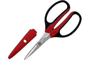Ars Scissors SS-330HNR Multi-Craft Garden Scissors for Professional Pruning