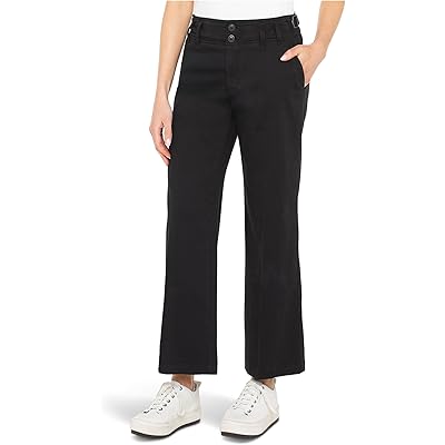 Брюки Liverpool Los Angeles Petite Soft Touch Twill High-rise Cinch Waist Wide Leg Pant 26