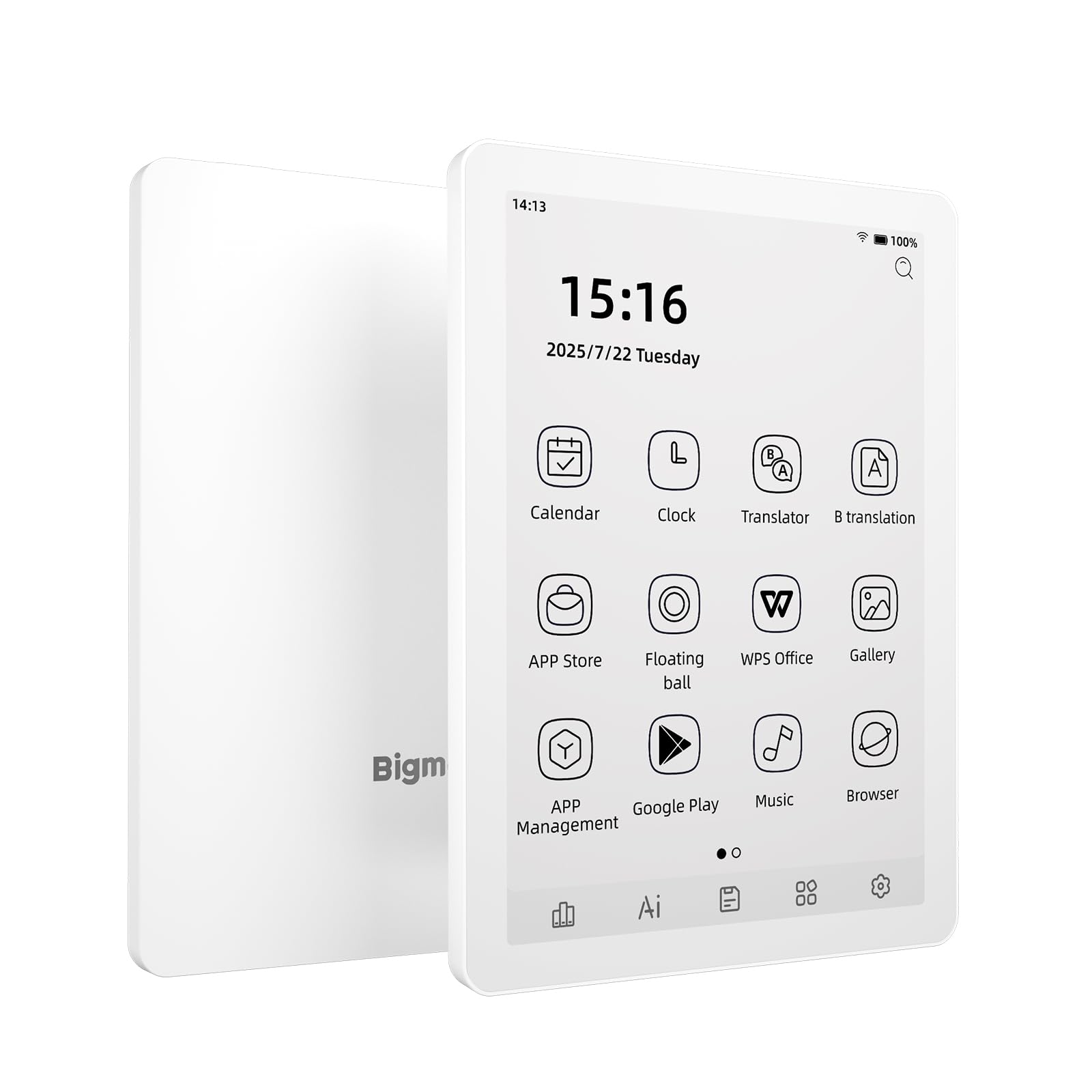 Amazon.co.jp: Bigme B6電子書籍リーダー、電子インクスクリーン電子