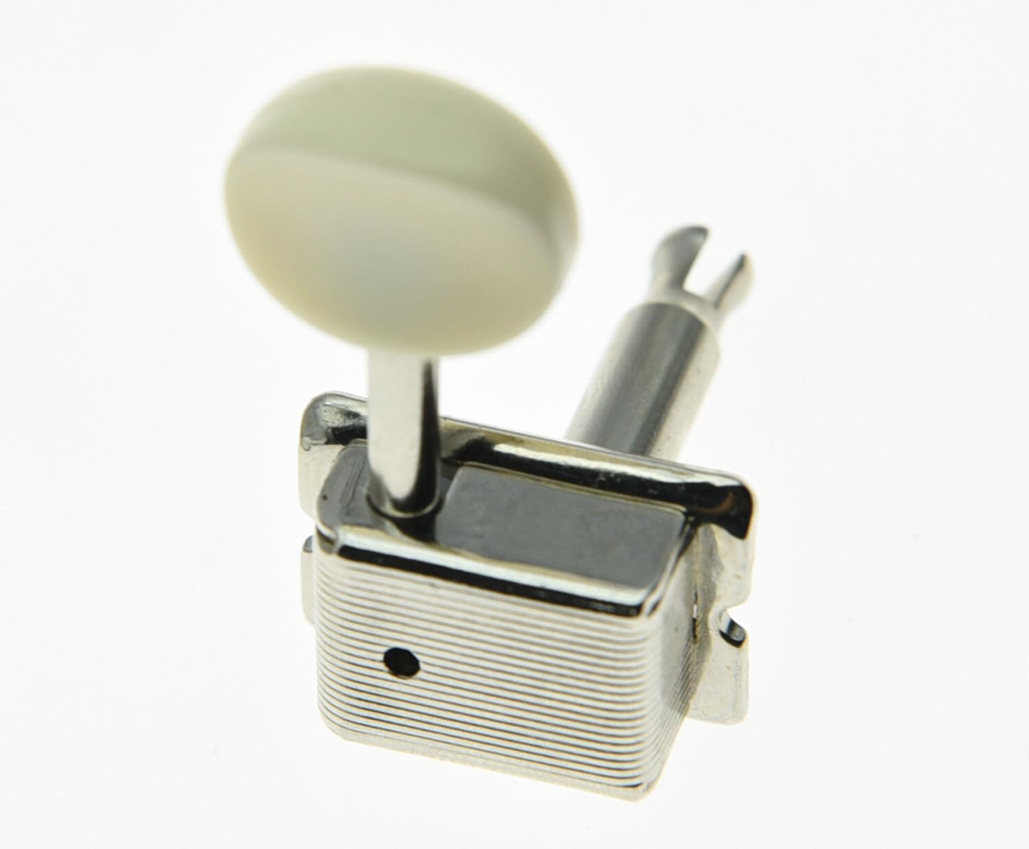 MINHTOANBV Part for Guitar Part for 6 Inline Strat/Tele Nickel w/Aged White Vintage Guitar Tuners Tuning Keys Pegs