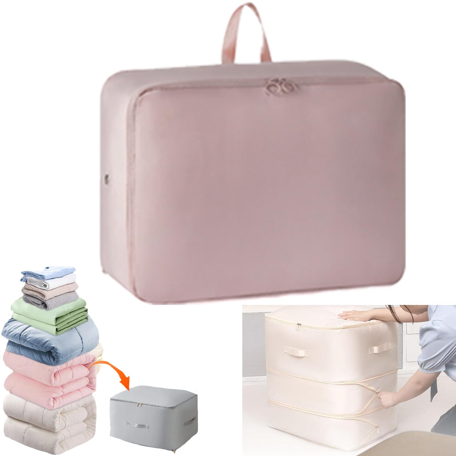 Organiseur ultra compact à auto-compression, sacs de déménagement universitaires, sacs de rangement sous vide, sacs de rangement sous vide résistants pour vêtements, couettes, couvertures, literie