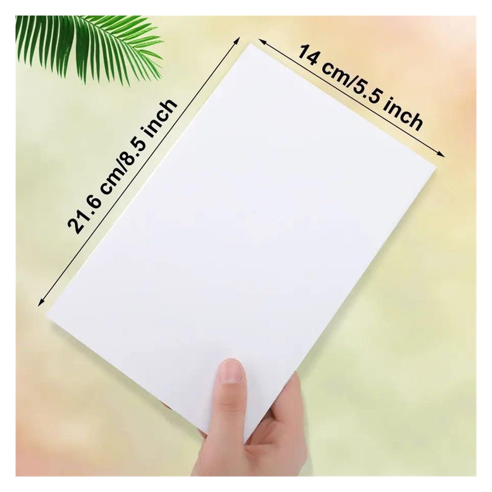 Weiße, leere Bücher for Schreiben von Geschichten, unlinierte Skizzenpapier-Notizbücher, 12,7 x 20,3 cm, eigene Notizbücher for Journaling-Kunst