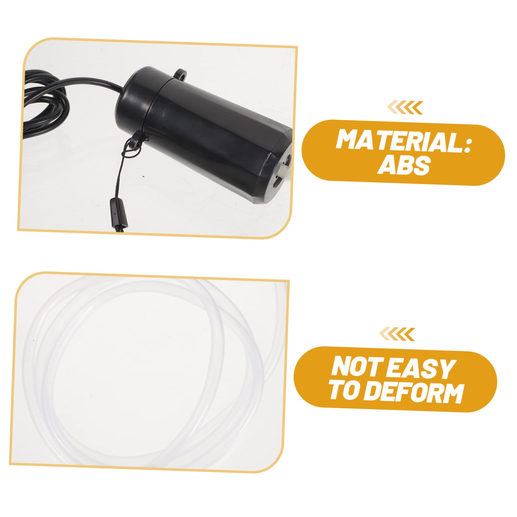 Toddmomy 3piezas Bomba De Aire USB para Acuario Compresor De Portátil Generador De Burbujas Silencioso para Tanques De Peces y Plantas Compacto y Oxigenación